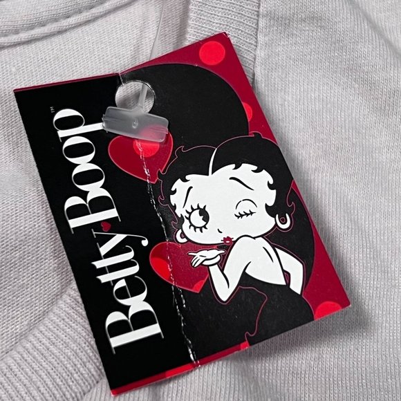 Brisco Brands Betty Boop Short Sleeve Tee Womens Med Betty's Motorcyles New - Picture 5 of 8